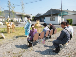 本日快晴です。【2】地鎮祭