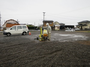 建築前の地盤調査