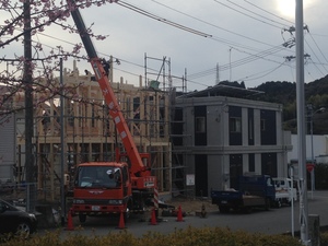 牧之原市仁田　本日上棟式